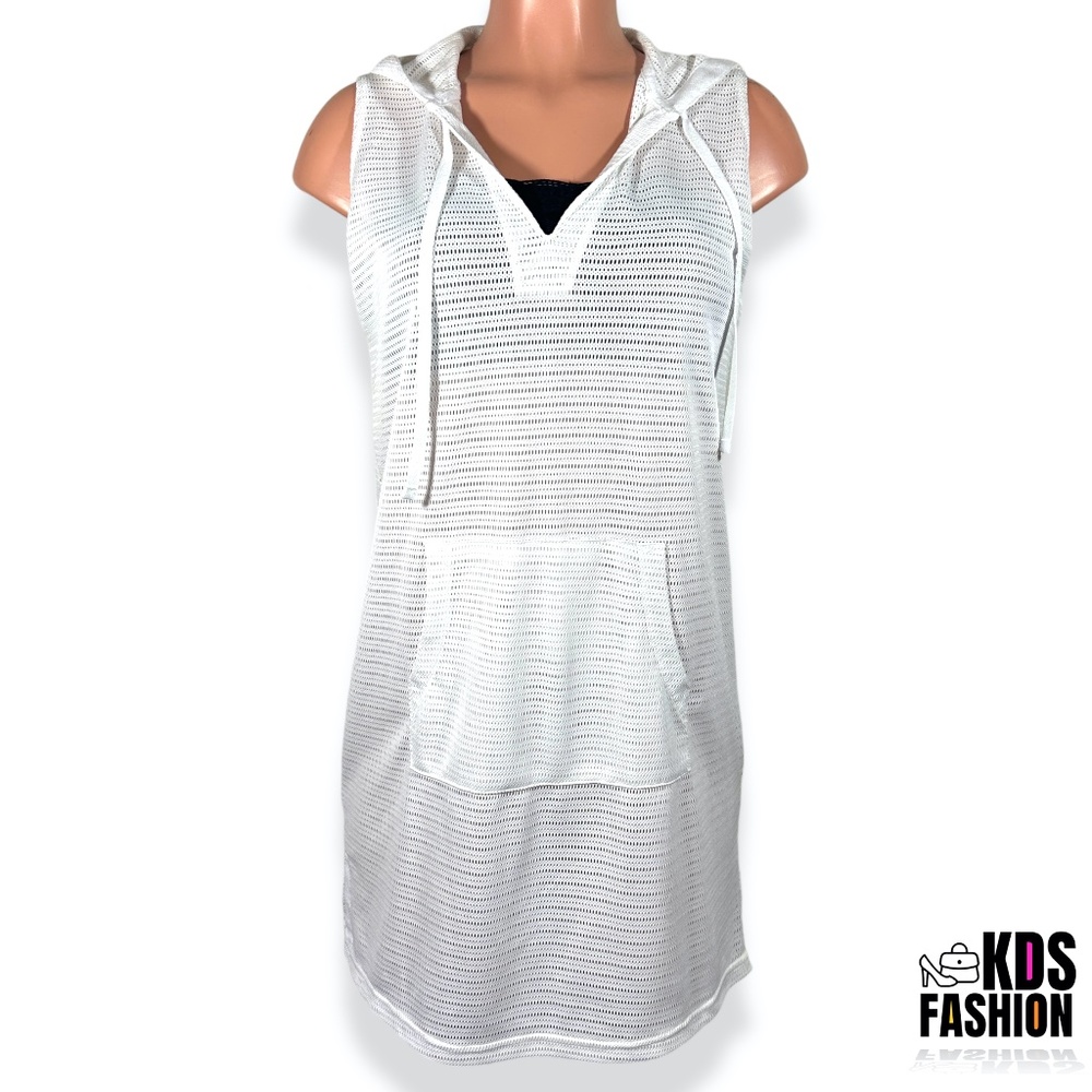 Fashion Bug Hooded Swimsuit Coverup Sm
